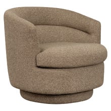 Gespa Boucle Swivel Armchair